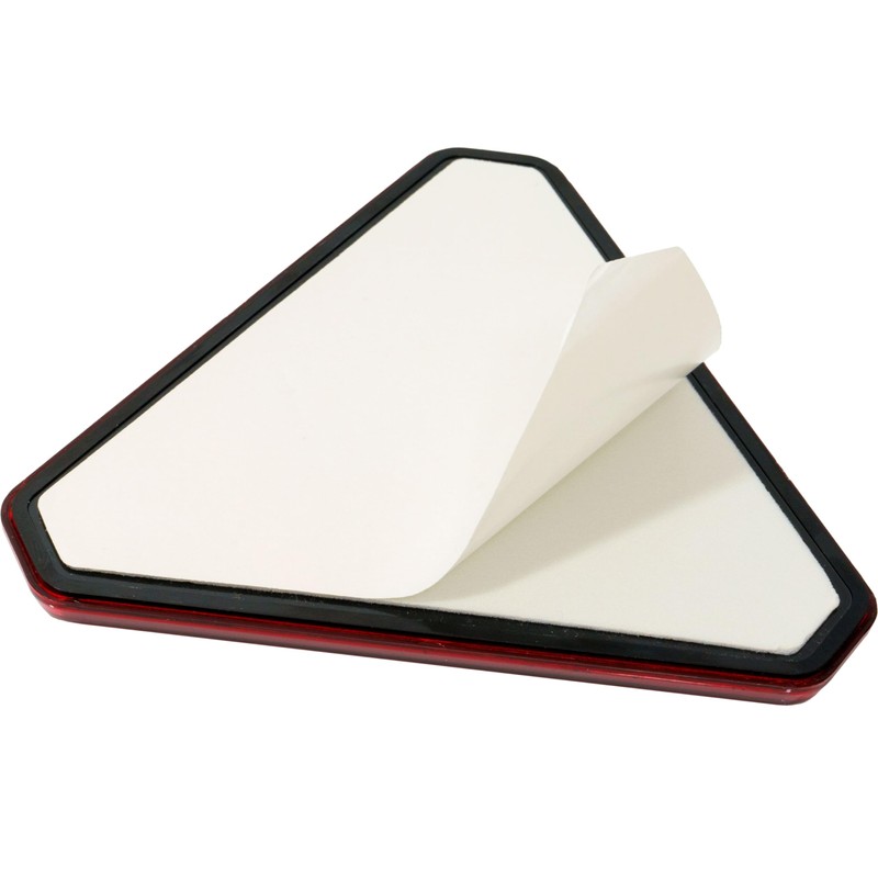 Pendant Reflector Triangles, Pack of 2, in Red, for Gluing,