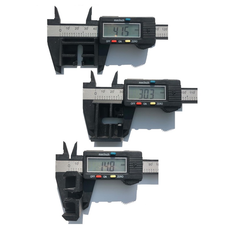 Replacement Parts for Hard Tri-Fold Tonneau Cover - Tbolts Rear