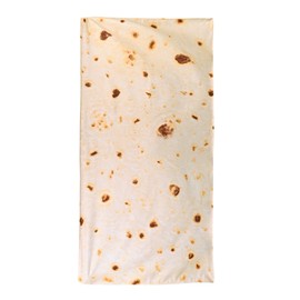LIVILAN Funny Mexican Taco Burrito Beach Towel for Adult, Oversized Microfiber Quick Dry Sand Free Towel, Lightweight and Soft Pool Swim Shower Travel Towel, Burrito Gifts for Women Men Kids,30”X60”