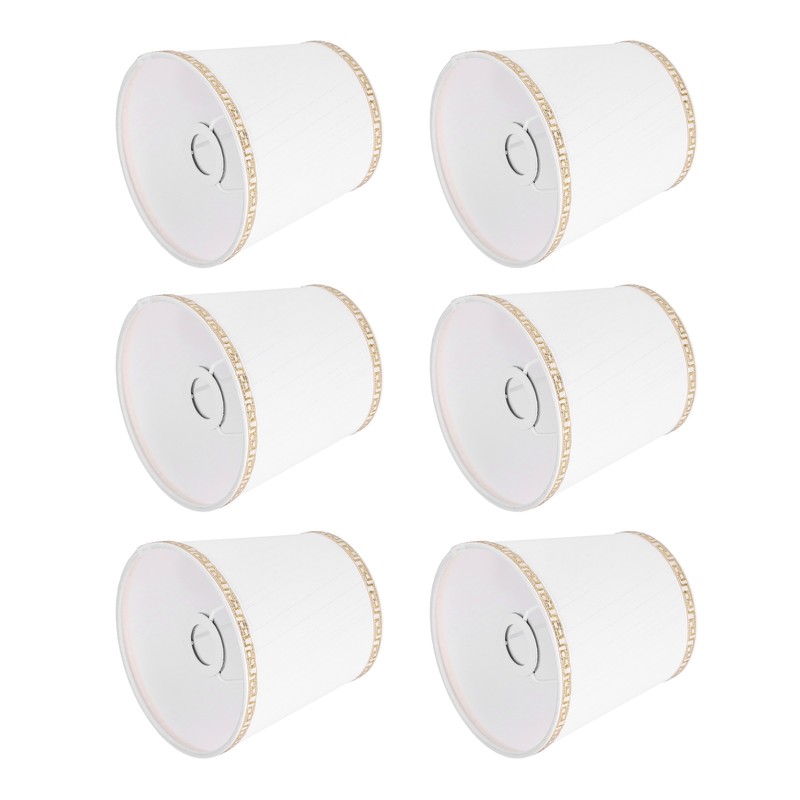 6Pcs European Style Lampshade Cover for Chandelier Wall Light W/E14