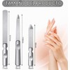 Lima de uñas de acero inoxidable Mudder HG90 con funda