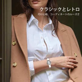 Women's Analog Display, Quartz Wristwatch, Leather Strap, Slim, Stylish, Waterproof, Ultra-thin, Simple, Women's, Popular, Casual, Fashion, Business, Work, Everyday Commute, Girlfriend, Daughter,