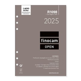 Finocam - Annual Open 2025 1 Day Page January 2025 - December 2025 (12 months) Spanish