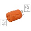 AC WORKS [ADL1430L620] Locking Adapter 4-Prong 30Amp 125/250Volt NEMA L14-30P