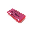 ID Name Badge Gel Domed Pink 76 x 32mm Bespoke