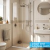 1-Pack Shower Door Bottom Seal POZIA-39(1000mm) Long,3/8"(10mm) Thick Frameless Glass