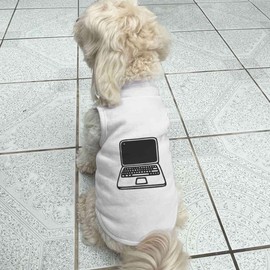 'Laptop' Pet Dog/Cat T-Shirt (PT00072453)