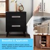 Young Dance Self-Stick Adhesive Cabinet Handles - 6" Stainless Steel