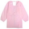 Timely School Apron Long Sleeve Solid Color for Children Elementary