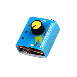 6-Piece RC Servo Testers. 6-Channel Digital Units Check ECS Consistency, Adjust Speed Controllers. Serve as Steering Gear Testers & CCPM Masters for RC Helicopters, Cars, Boats.