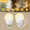 Brightown E26 Rechargeable Light Bulb with Remote Timer and 3