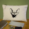 'Sphynx Cat Portrait' Canvas Clutch Bag/Accessory Case (CL00042915)