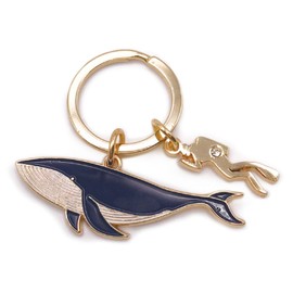 Aquatic Key Ring [Whale] Marine Animal Cute Key Chain Z0236/KH