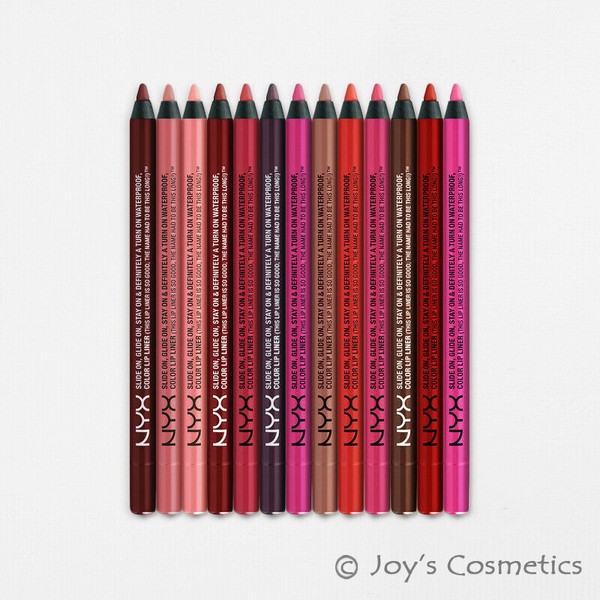 6 NYX Slide On Lip Pencil Waterproof - SLLP "Pick Your 6 Color"*Joy's cosmetics*