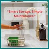 Big Kitchen Sponge Holder for Kitchen Sink, Self-Draining Sink Caddy