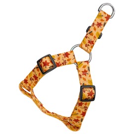 Country Brook Petz - Fall Foliage Step-in Dog Harness - Awesome Autumn Collection with 2 Designs You Will Fall for (1 Inch, Medium)