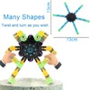 BSITSSS Pack of 4 Fingertip Spin Top Toy, Robot Fidget