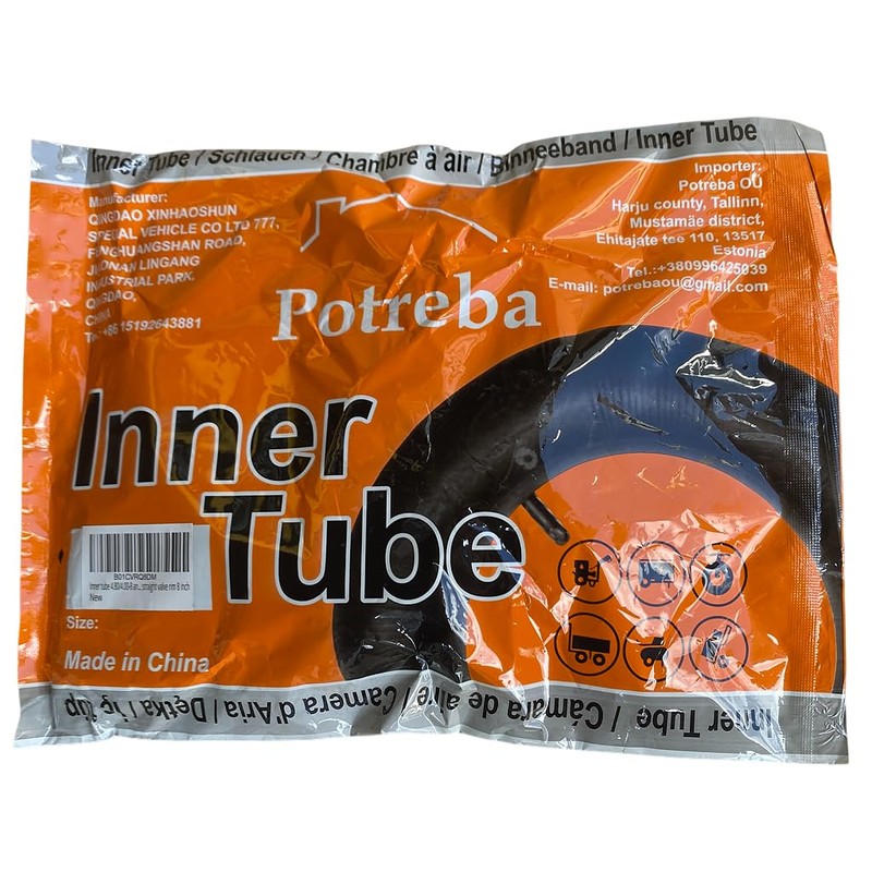4.80/4.00-8 Tire Inner Tube with TR13 Straight Valve – Heavy