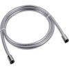 CORNAT TECB3373 Shower Hose Plastic 2,0m Trans./chr, Transparent, 200 cm