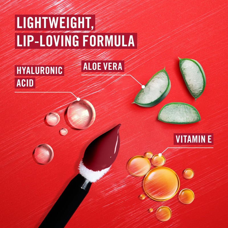 Rimmel Thrill Seeker Lip Latex, 150 Magnetic, Ultra Smooth Surface,