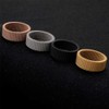 WOYNJI Men's Women's Stainless Steel Mesh Ring Wedding Band Comfort