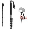 KLIOMAX 62" Inch Monopod with Integrated Safety Strap and 4
