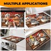BSFHH Heat-Resistant Glass Stove Top Cover with Anti-Slip Rubber Coating
