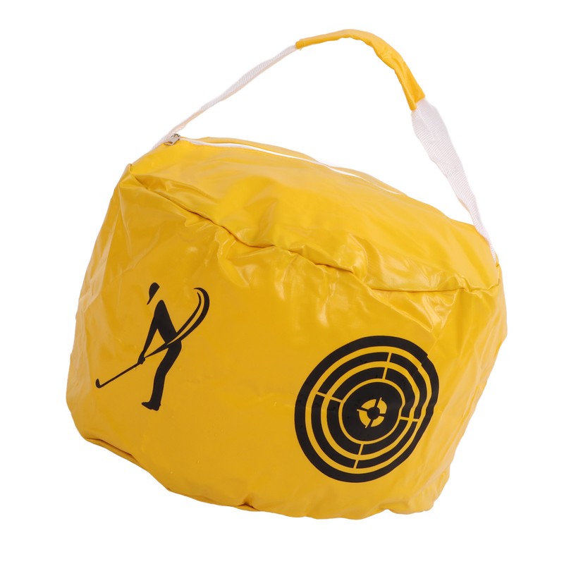 Golf Hitting Bag Waterproof PVC Smoothing Surfaces Zipper Design Golf