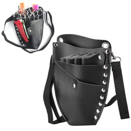 Hairdressing Scissor Bag, Hairdressing Waist Bag with Scissor Holders, Multifunctional Hairdressing Tool Waist Bag for Professional Salon Use