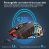Mouse Inalámbrico Dual para Gaming y Oficina, Ratón Sg008 Recargable,