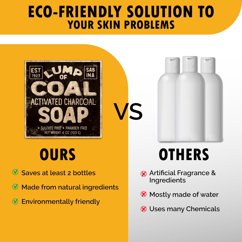 Pelto Lump Of Coal Activated Charcoal Soap - 2025 Stocking