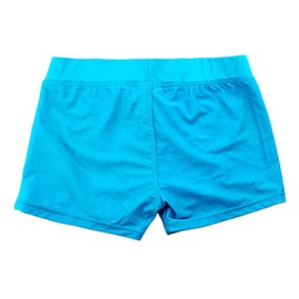 Aivtalk Traje de baño para niños y niños, calzoncillos tipo bóxer a rayas, Azul/Verde, 6-7 Años