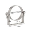 4-1/4inch Rigid Split Ring Hanger,304 Stainless Steel B Vent Wall