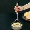 HEMOTON Stainless Steel Potato Masher Manual Vegetable Masher Hand Potato