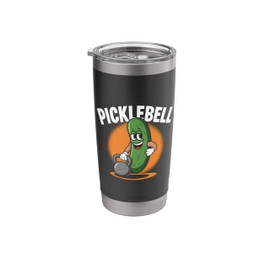 Picklebell Funny Pickle Kettlebell Pun Workout Stainless Steel Insulated Tumbler