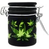Airtight Glass Herb Mini Stash Jar with Clamping Lid in