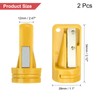 QUARKZMAN Pack of 2 Carpenters Pencil Sharpener Carpenter's Pencil Sharpener