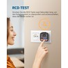 DEWENWILS Socket tester with RCD test and LCD voltage display,