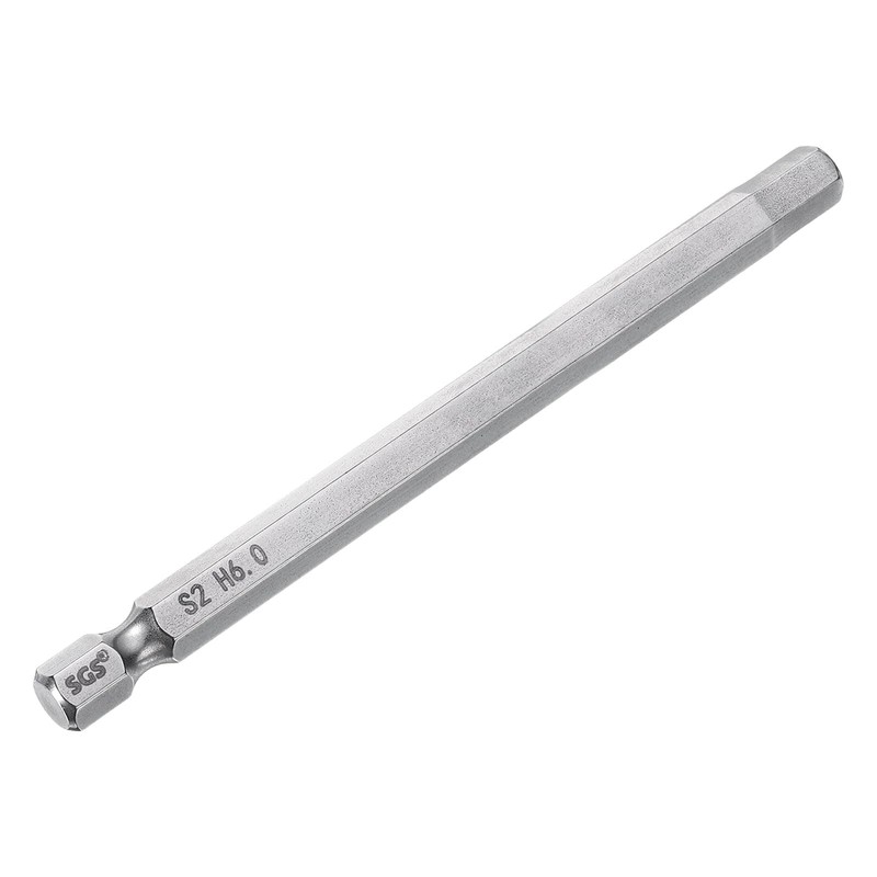 sourcing map Hex Head Wrench Drill Bit 6mm (H6) Metric