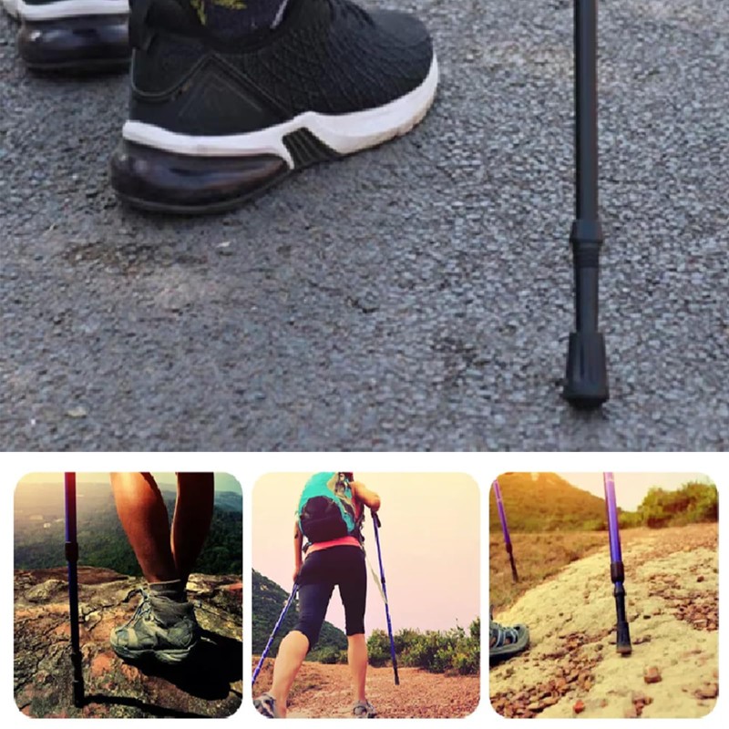 Pack of 10 Trekking Rubber Buffer Walking Poles Rubber Buffer