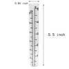 HUTNUOY 5" Rain Gauge Replacement Tube Glass for Outdoor Garden