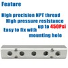 Qolekog Quality 5 Way 7 Port Air Manifold 1/2" NPT