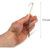 Zite Fishing Smoking Hooks Set - 12 Pieces V-Shaped Hooks