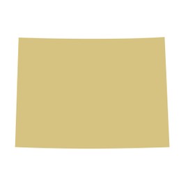 States Cutout Unfinished Wood United States Geography School Decor Door Hanger MDF Shape Canvas Style 1 (22", CO)