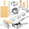 10 Pcs Gnocchi Board Set Includes Ravioli Pasta Cutter Wheel,