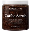 Majestic Pure Arabica Coffee Scrub - All Natural Body Scrub