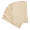 TEHAUX 20pcs Unfinished Basswood Planks for Crafts Projects Model Making