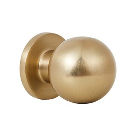 HARPOON 10 Pack Cabinet Round Knobs, Furniture Hardware Pull 1" Inch Champagne Gold