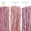 flohar 6 Pack Pink Cheesecloth Table Runner 9ft,17 x 108
