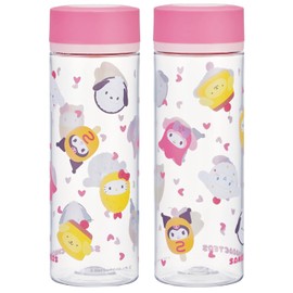 Skater PDC4-A Direct Drinking Water Bottle, 13.5 fl oz (400 ml), Sanrio All Stars Imitation Food